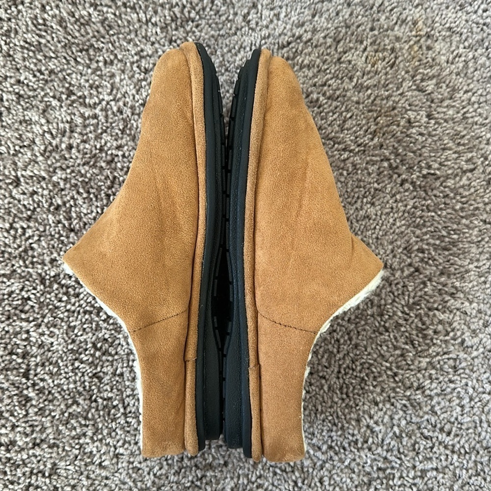 Dr.Comfort Men's Easy Therapeutic Slippers Camel Size 8 Wide - Picture 11 of 15